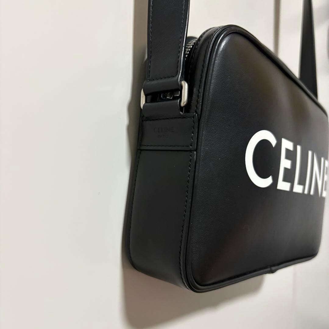 CELINE セリーヌ　ロゴ　メッセンジャー ショルダーバッグ