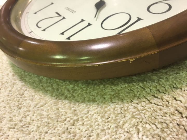 SEIKO セイコー QUARTZ 丸型掛時計 昭和レトロ ヴィンテージ