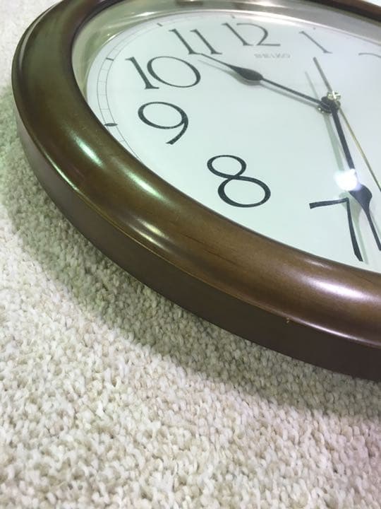 SEIKO セイコー QUARTZ 丸型掛時計 昭和レトロ ヴィンテージ