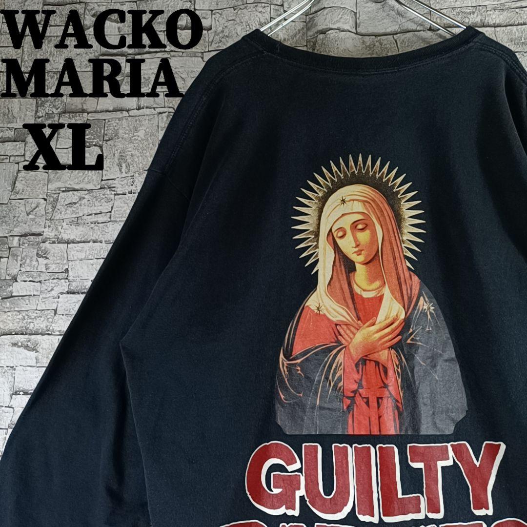 極希少✨WACKOMARIA ワコマリア ロンT 聖母 マリア ブラック XL
