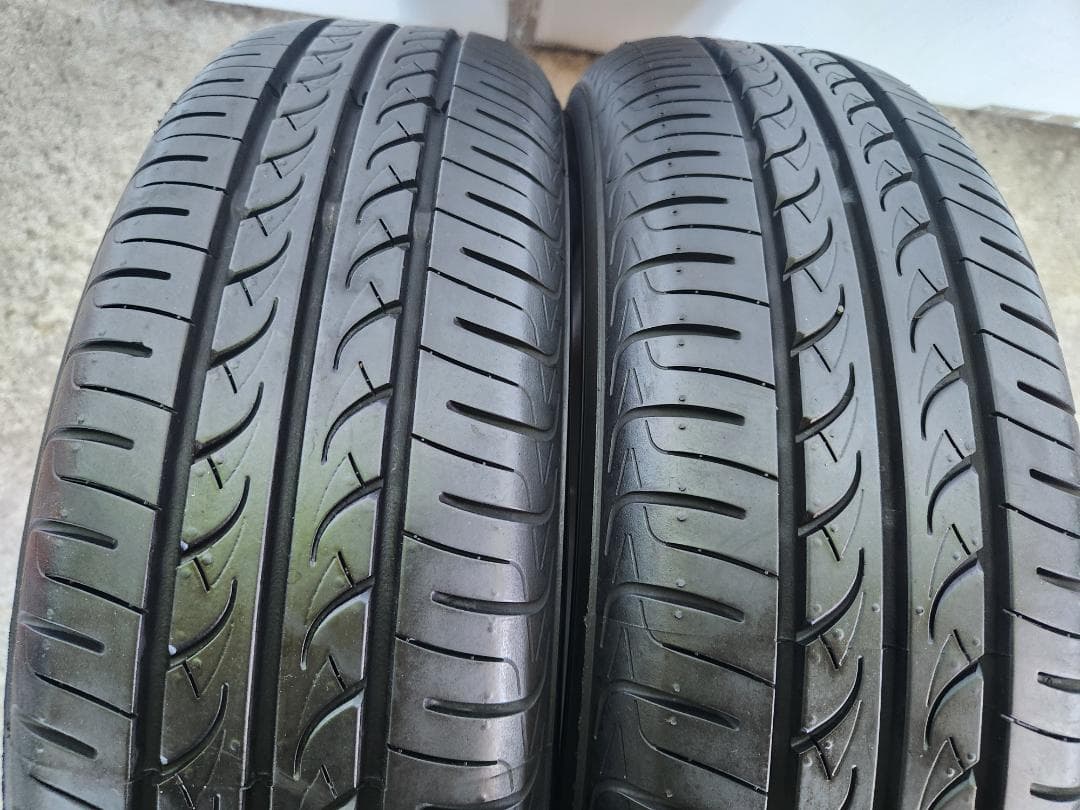 送料込☆2023年製 ヨコハマ タイヤ 155/65R14日本製☆2本