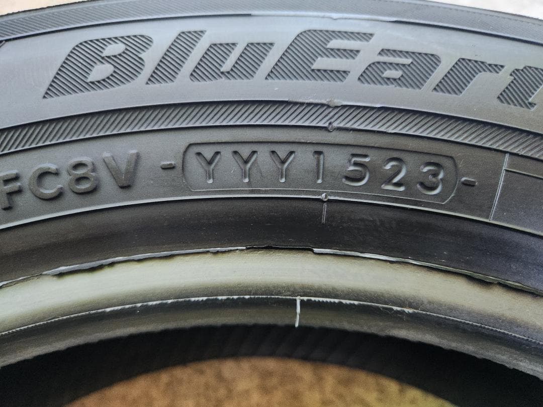 送料込☆2023年製 ヨコハマ タイヤ 155/65R14日本製☆2本