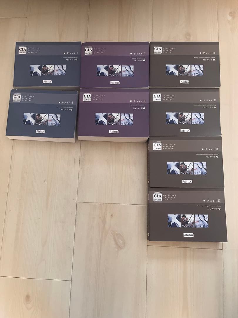 Abitus 公認内部監査人 CIA MCカードセット　書き込みあり