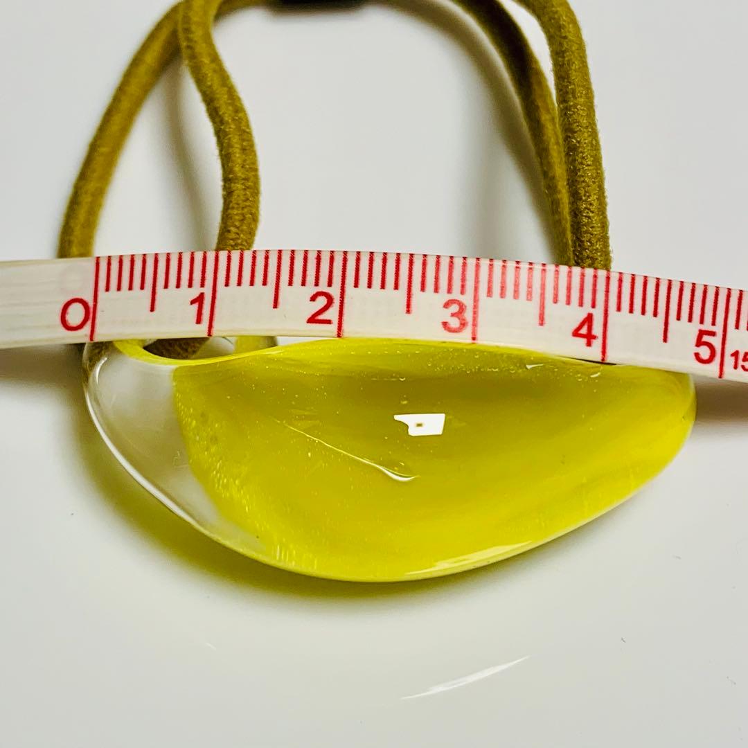 コレットマルーフ グラスポニー イエロー ヘアゴム