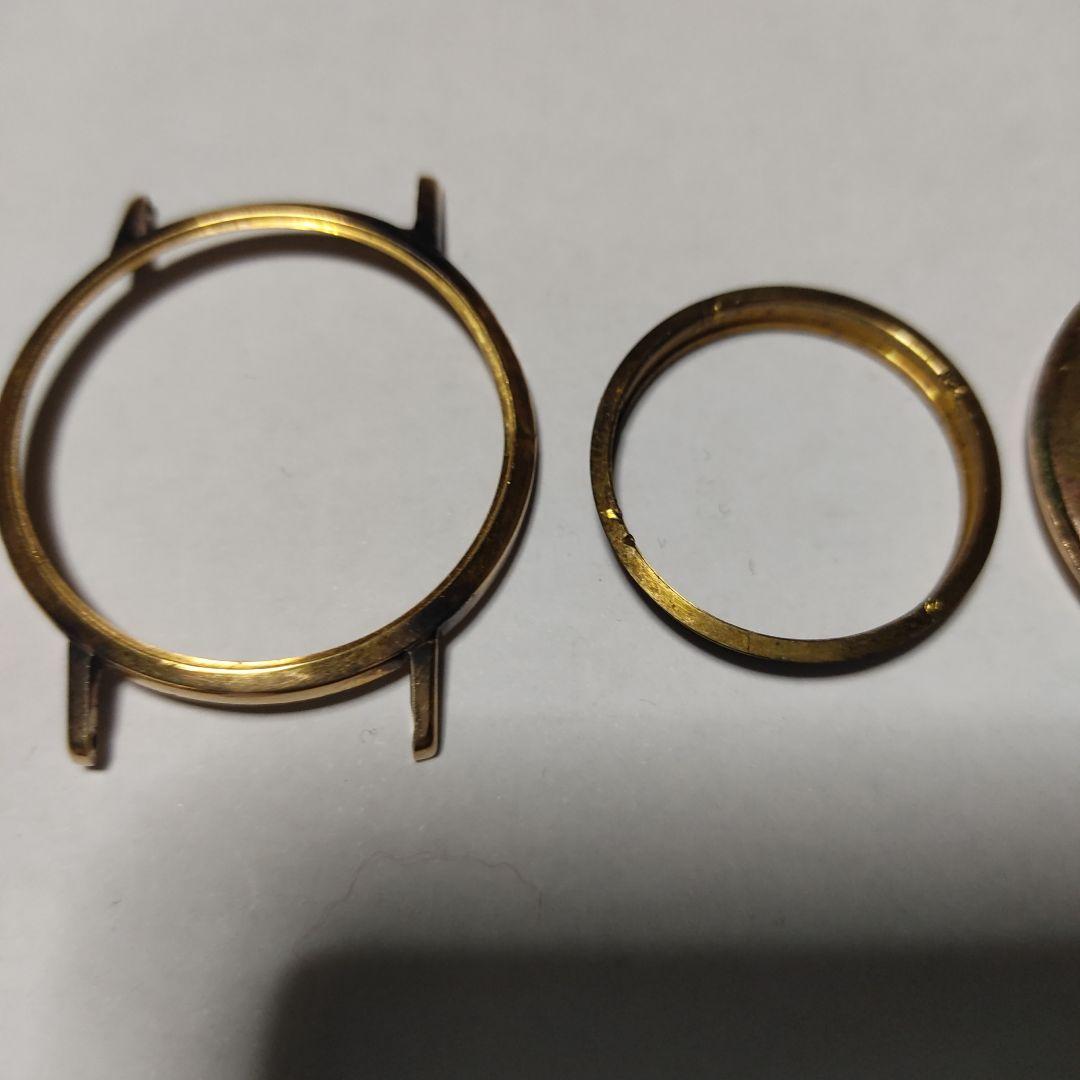 CYMA。シーマ。時計。18K、0.750。ジャンク品。スクラップ品。壊れ品。