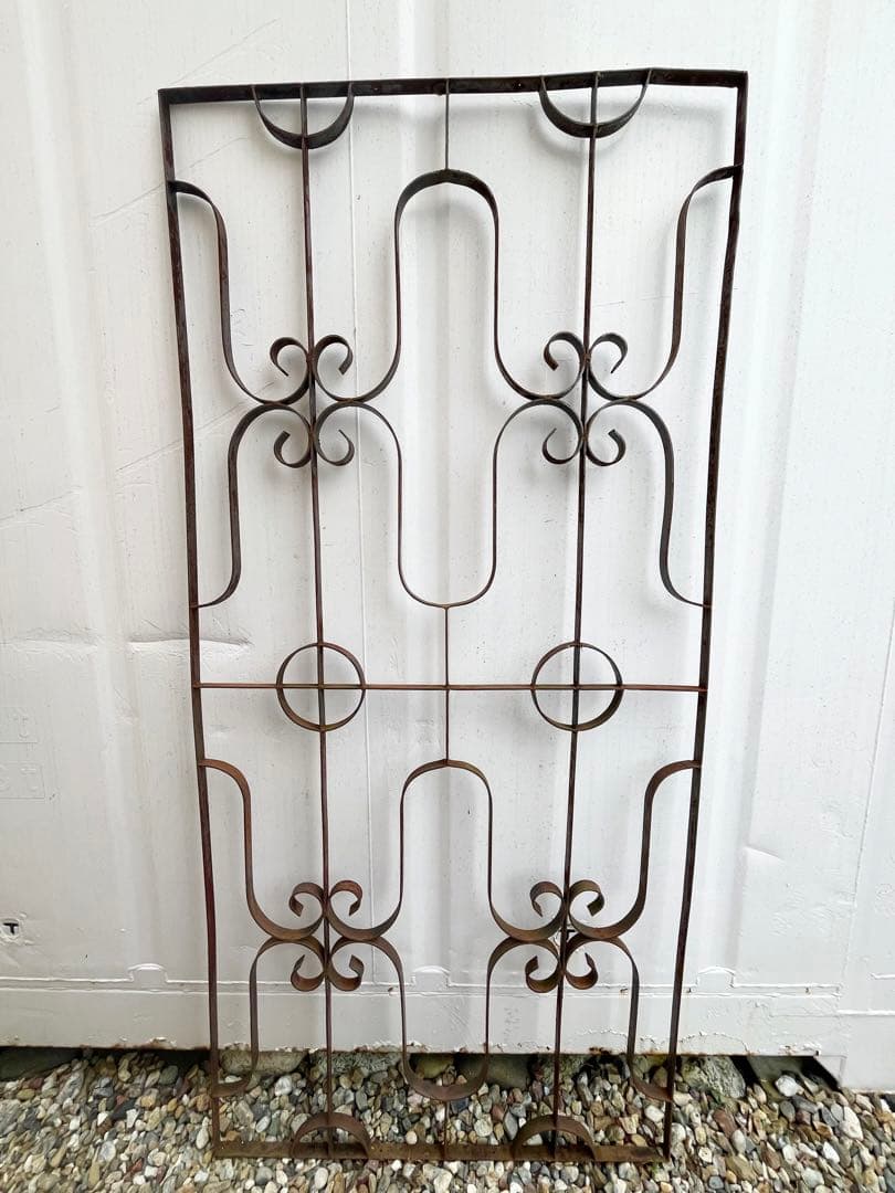 最終値下げ❗️ヴィンテージ アイアンゲート アイアンフェンス 鉄柵 門扉