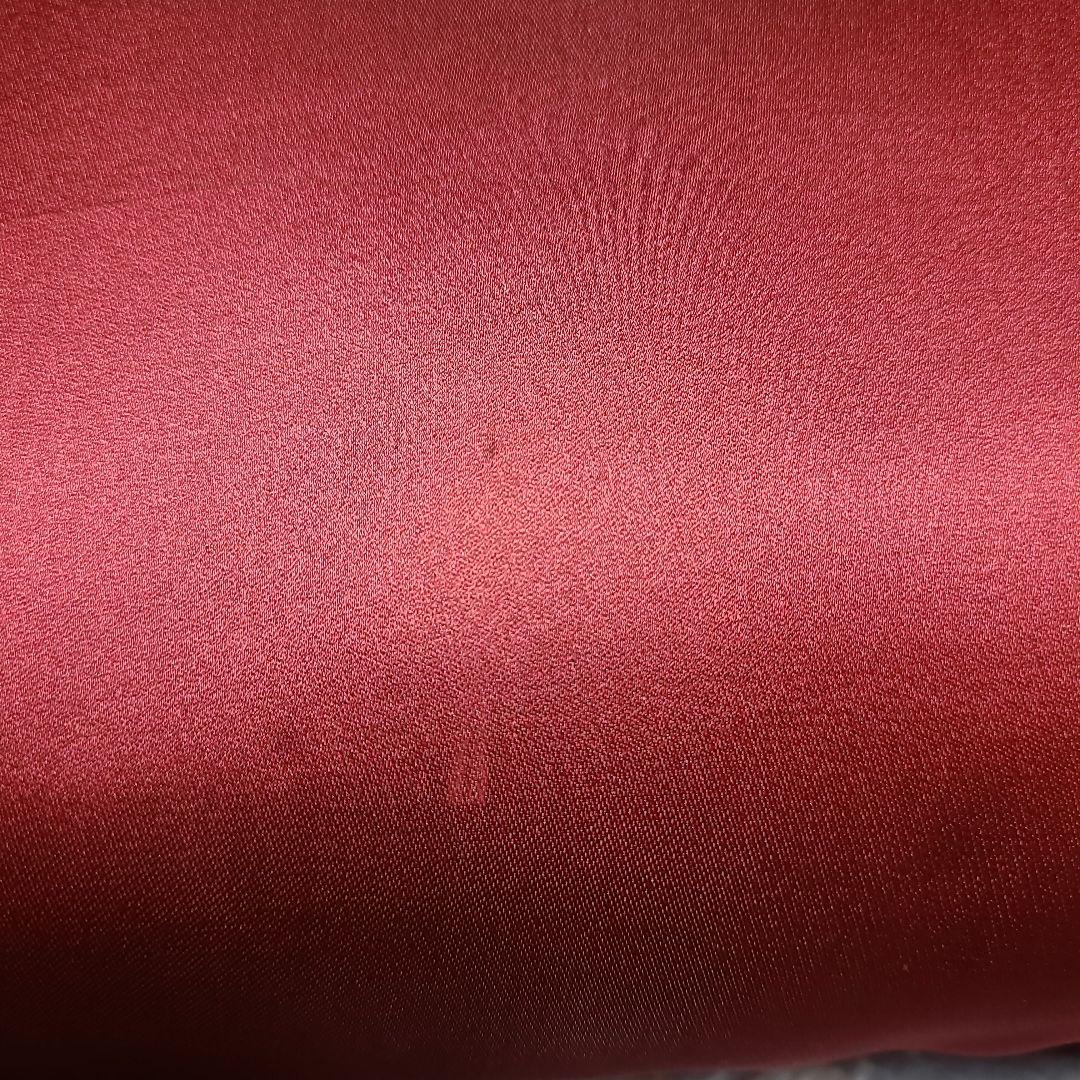 赤色 蓮の花模様 座布団 4個セット