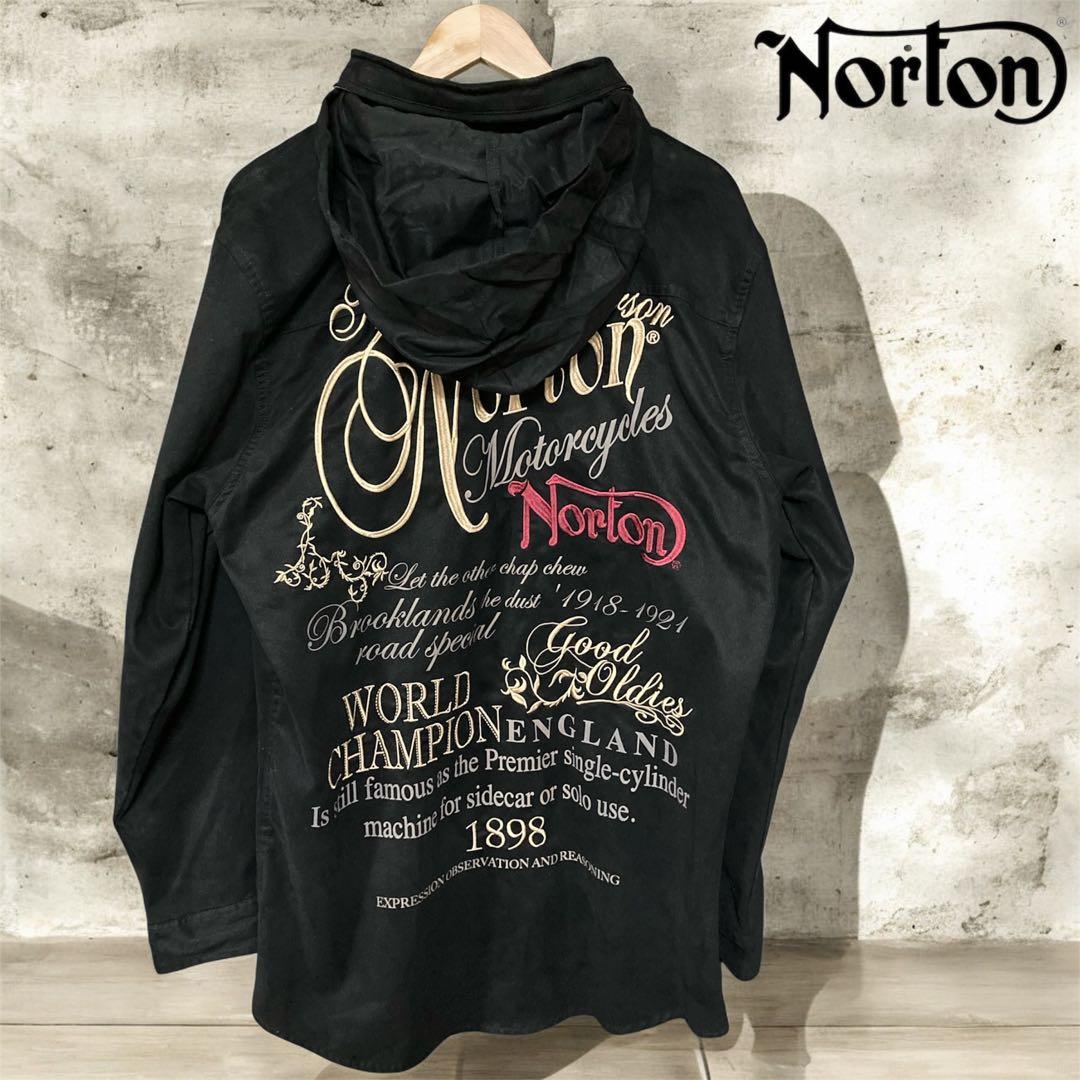 ✨めちゃカッコイイ✨美品 Norton フェイクスエード XXL ライトアウター