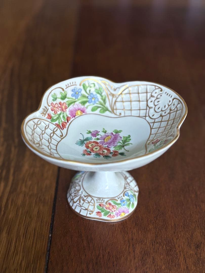 ドレスデン磁器 カール・ティーメ工房 コンポート