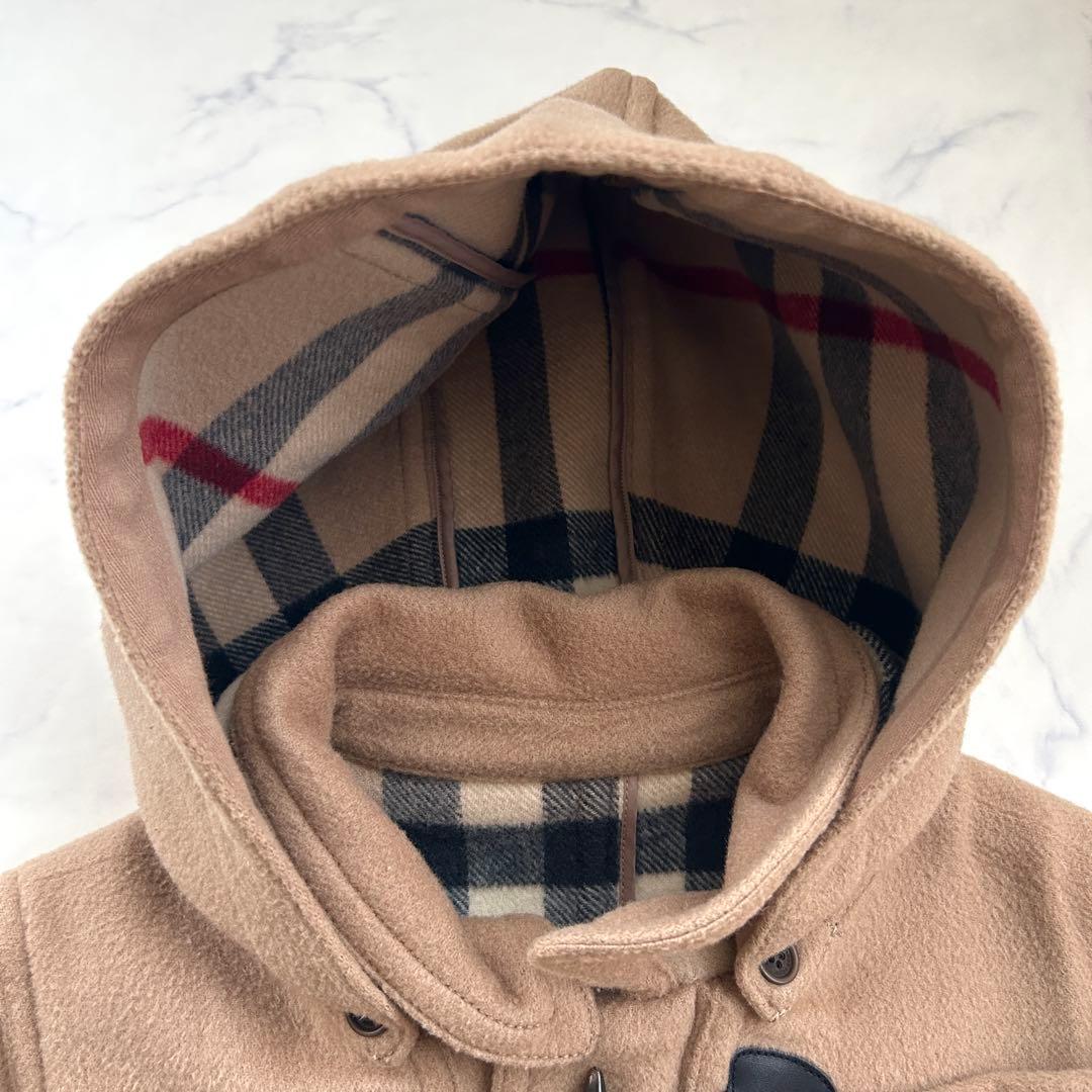 美品 バーバリー ダッフルコート メガチェック ノバチェック ベージュ