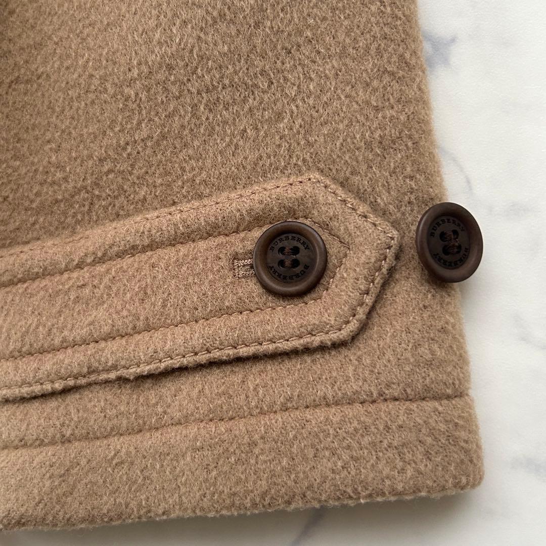 美品 バーバリー ダッフルコート メガチェック ノバチェック ベージュ