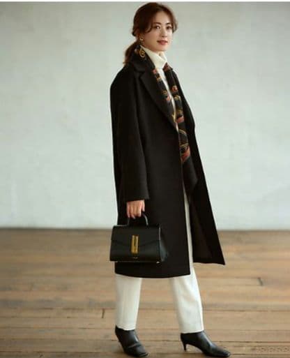 【美品】23区 ウールカシミヤビーバー チェスターコート M 23AW　タキマキ