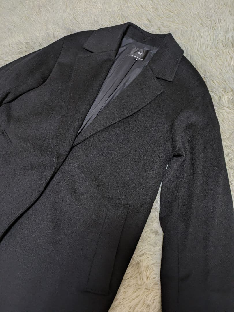 【美品】23区 ウールカシミヤビーバー チェスターコート M 23AW　タキマキ