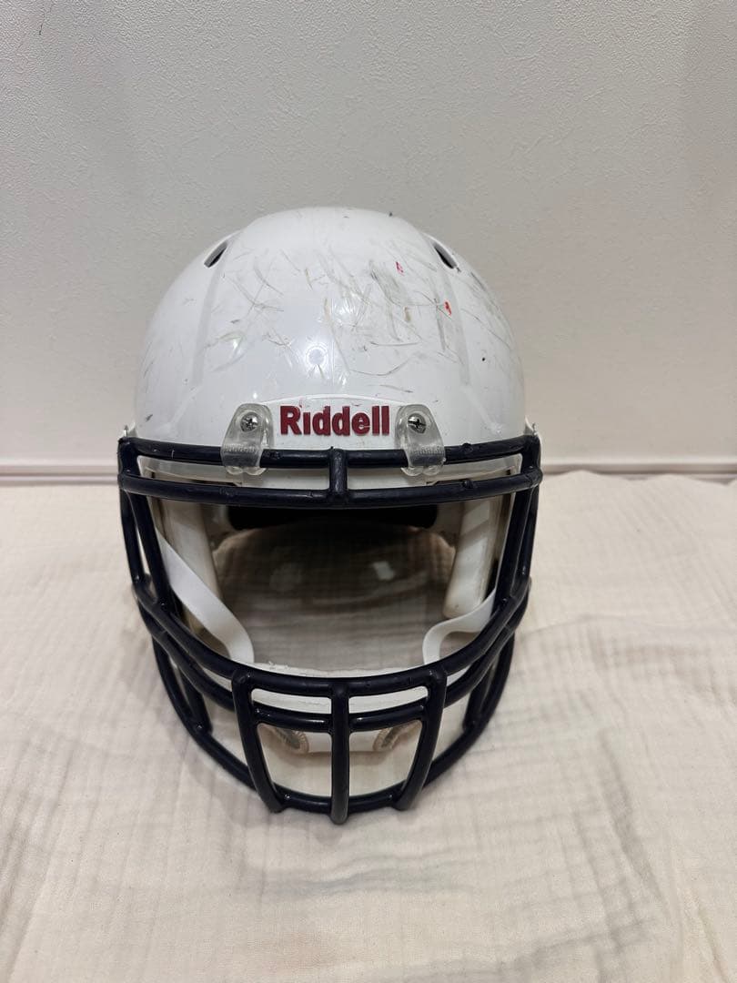Riddell アメリカンフットボールヘルメット ホワイト　Lサイズ