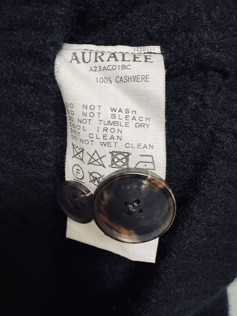 トップス AURALEE BABY CASHMERE KNIT CARDIGAN 23AW