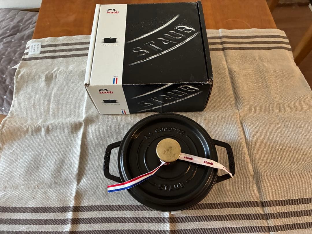 ストウブ　staub ラウンドココット　美品　16cm