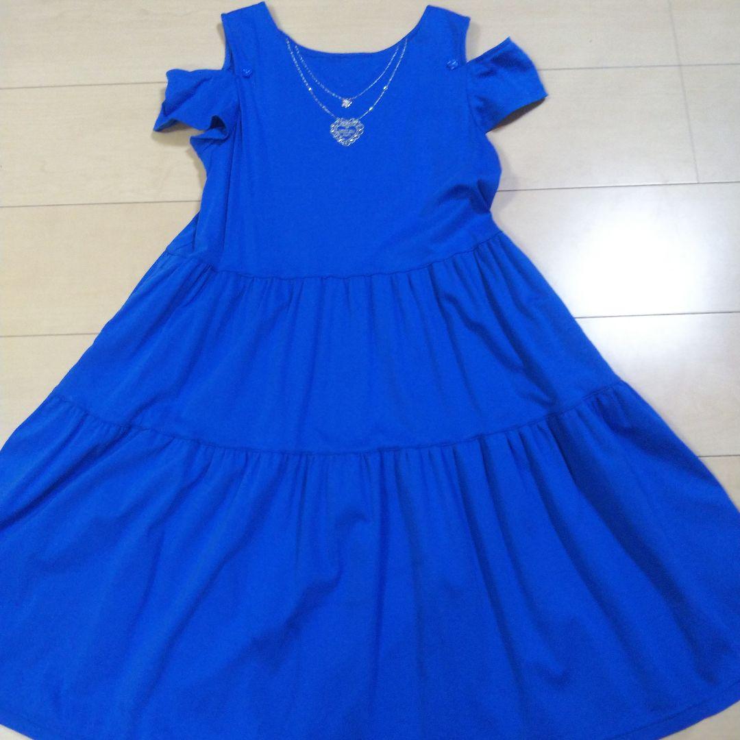 アナスイミニ 肩だし 2way 透けシャツ+ワンピース 150