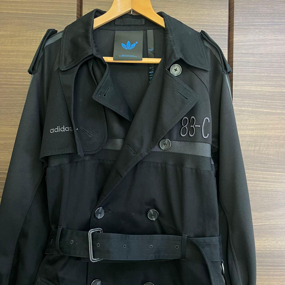 ジャケット・アウター adidas blue version 83-C trench coat M