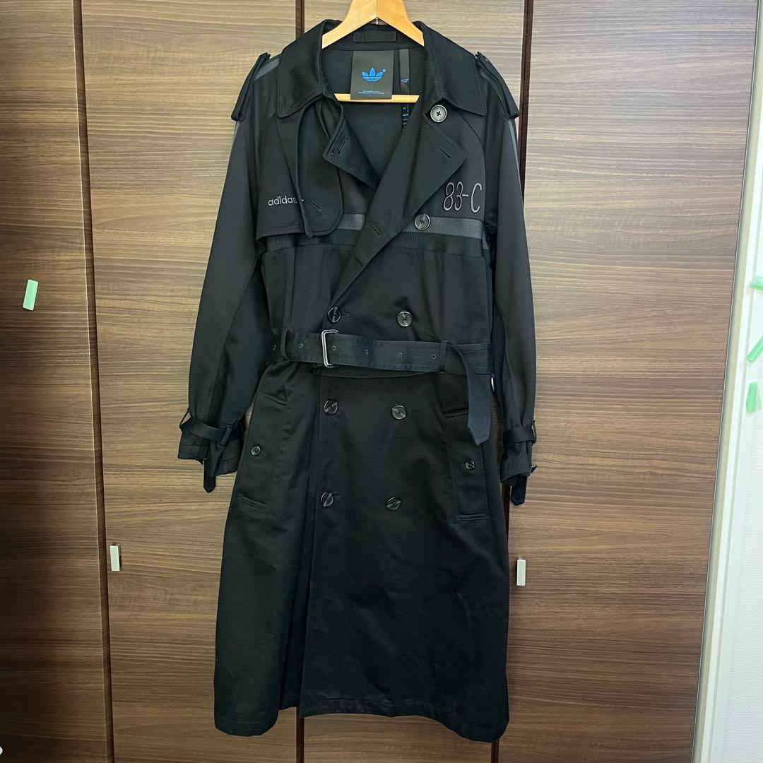 ジャケット・アウター adidas blue version 83-C trench coat M