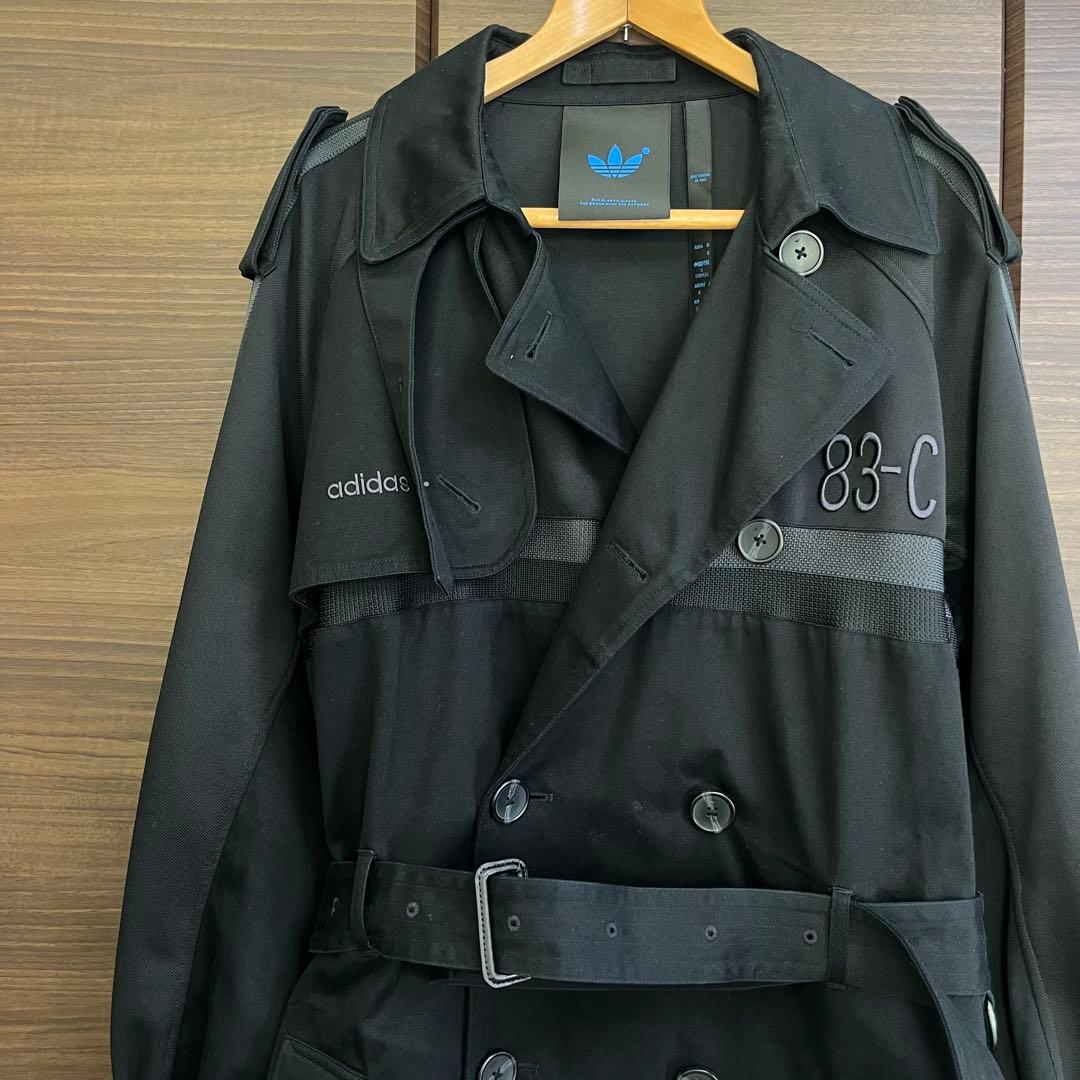 ジャケット・アウター adidas blue version 83-C trench coat M