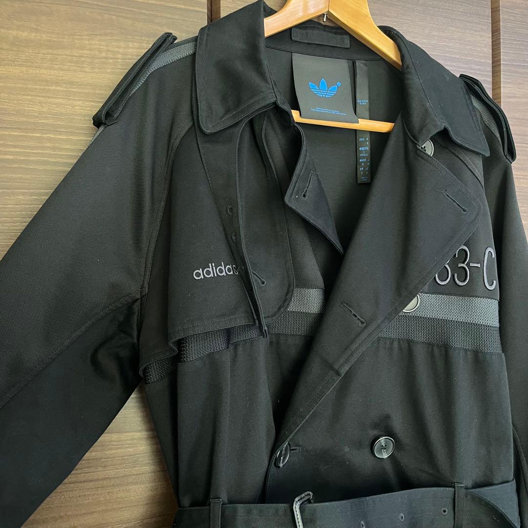 ジャケット・アウター adidas blue version 83-C trench coat M
