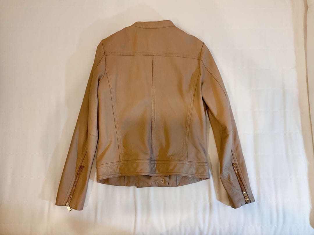 新品NOBLEラムレザーライダースジャケット