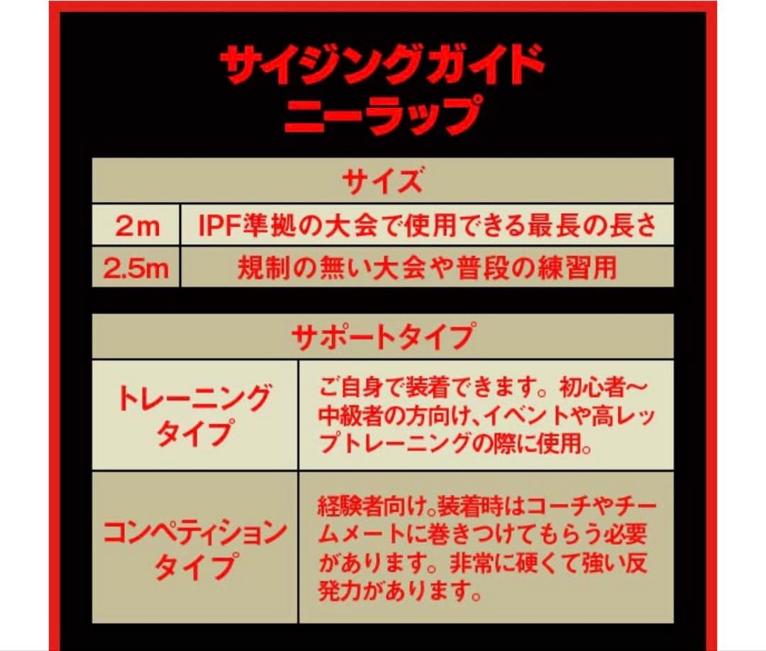 SBD ニーラップ　二ースリーブ