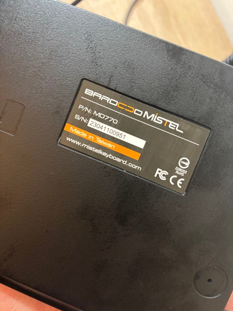 Mistel MD770 黒 有線キーボード