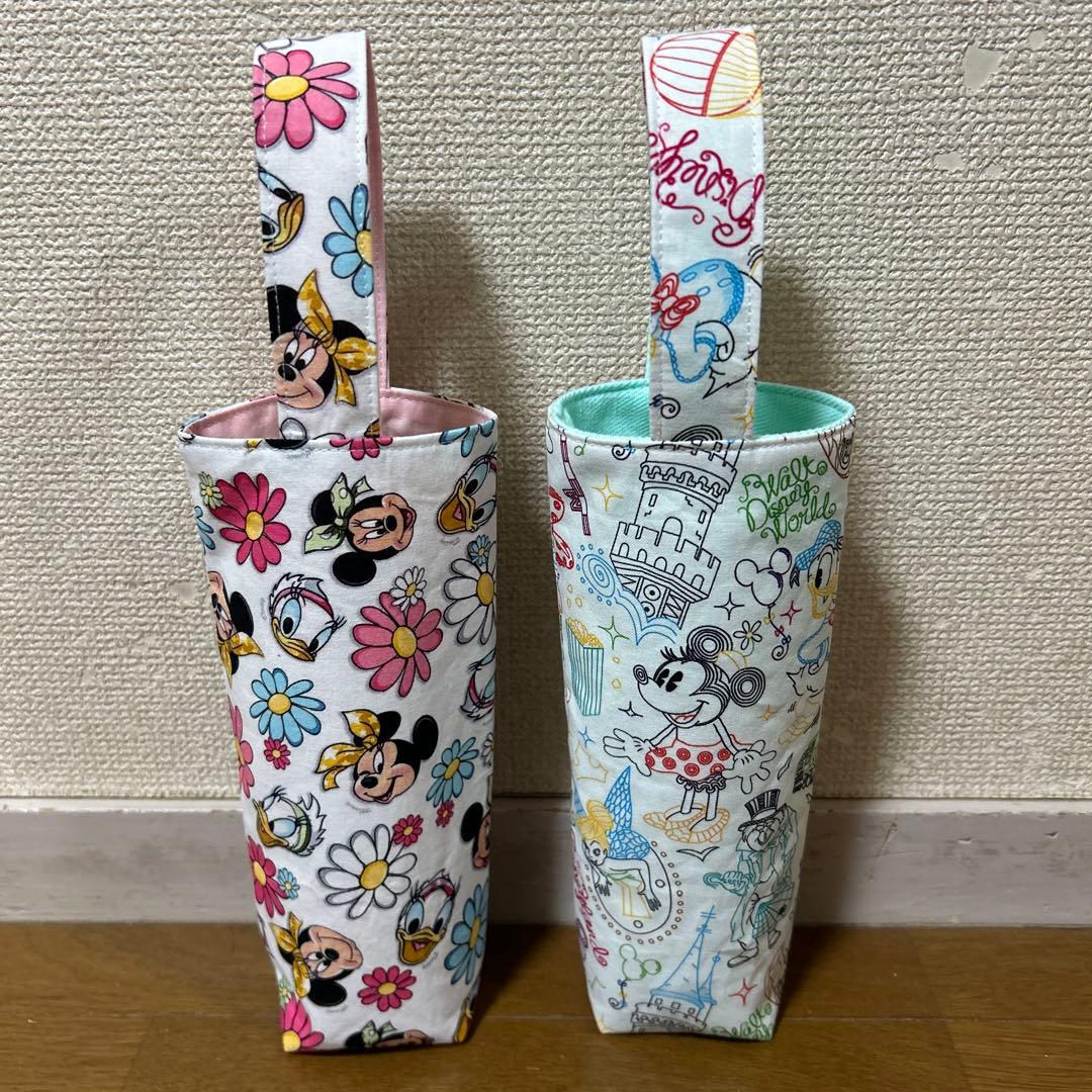 【61】ハンドメイド ペットボトルカバー2枚セット デニム生地