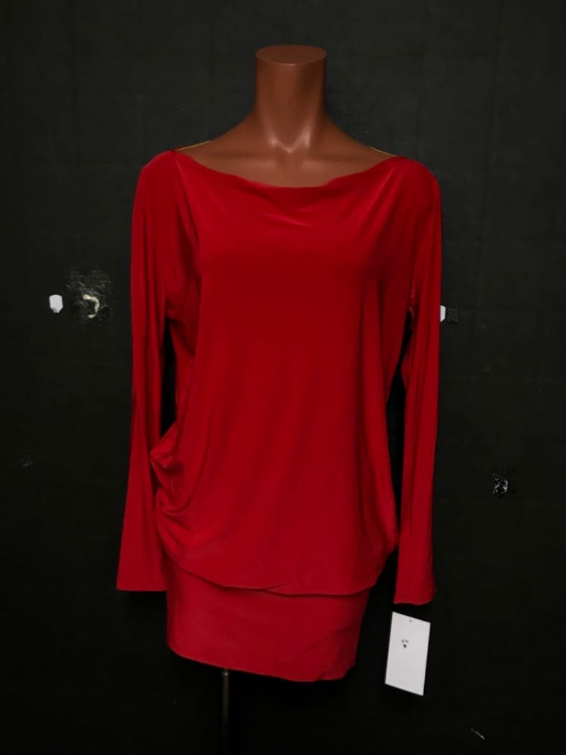 【クリスアンクローバー】赤トップスワンピース3622