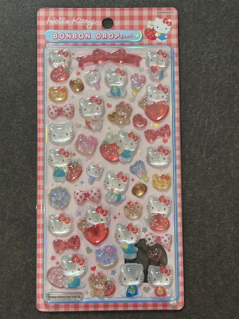 【正規品】サンリオボンボンドロップシール第一弾8枚セット