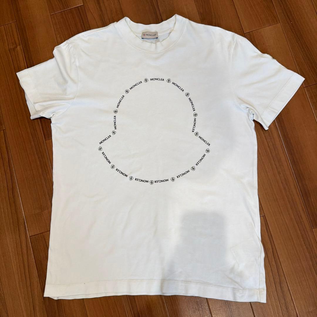 Moncler ホワイト Tシャツ クルーネック
