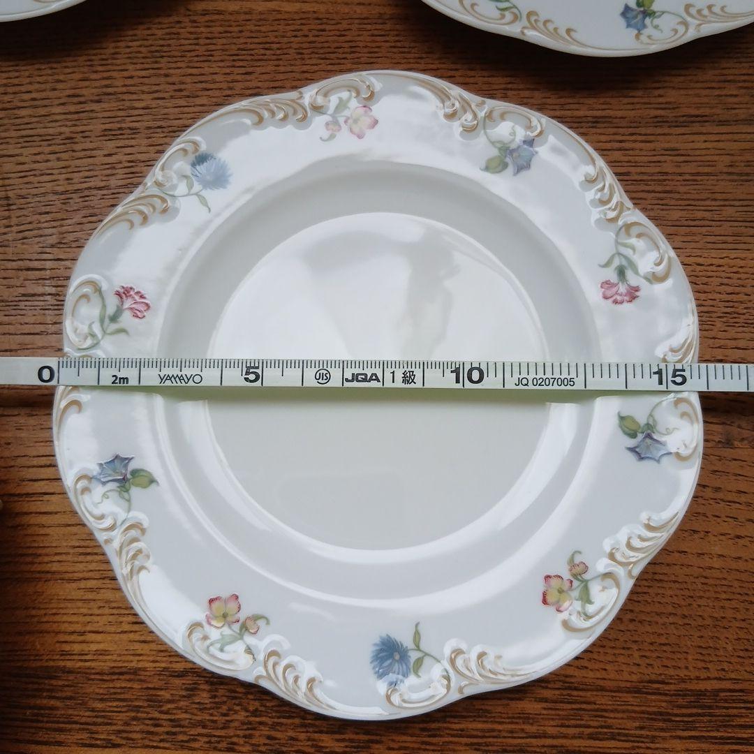 ローゼンタール クラシックローズ プレート５枚 花柄 ケーキ皿 ユーズド