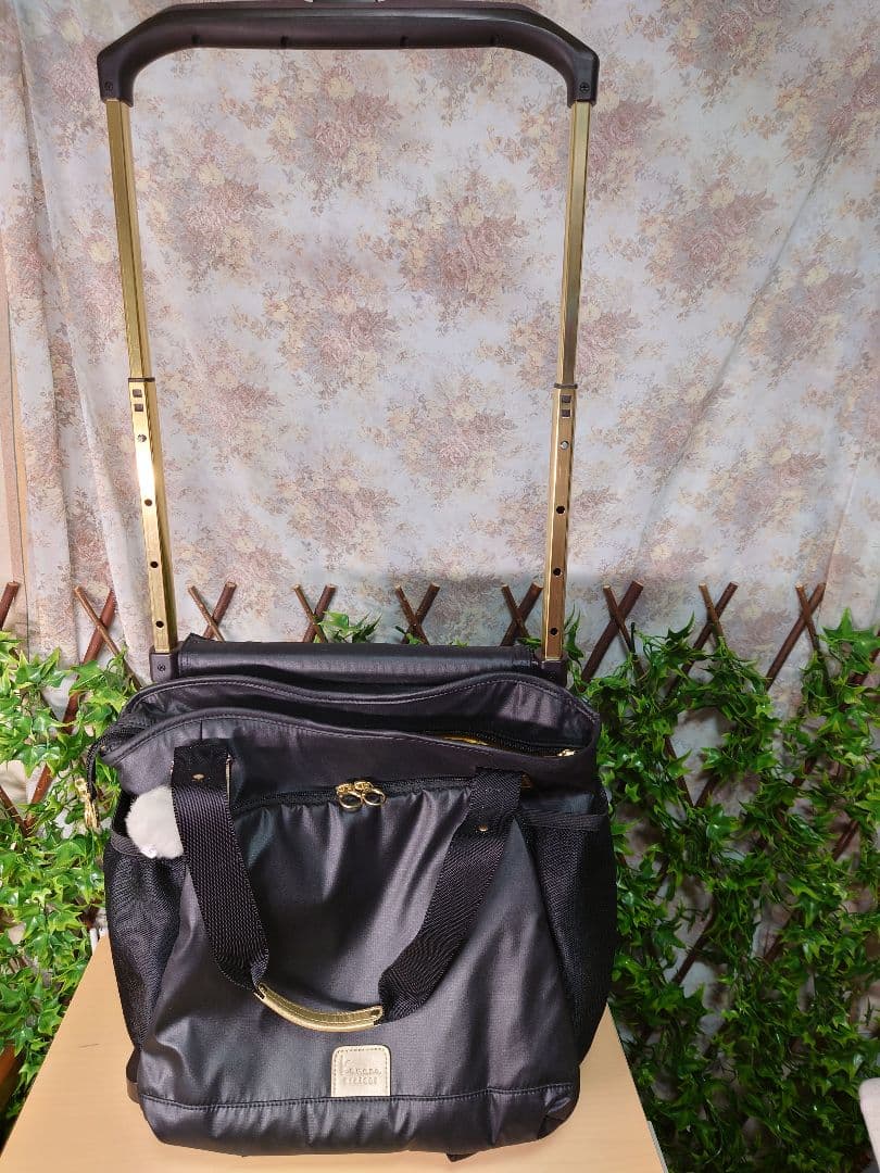 ふ*め様 美品♡旅行やお買い物に活躍❣️カナナプロジェクト　キャリー　ブラック×