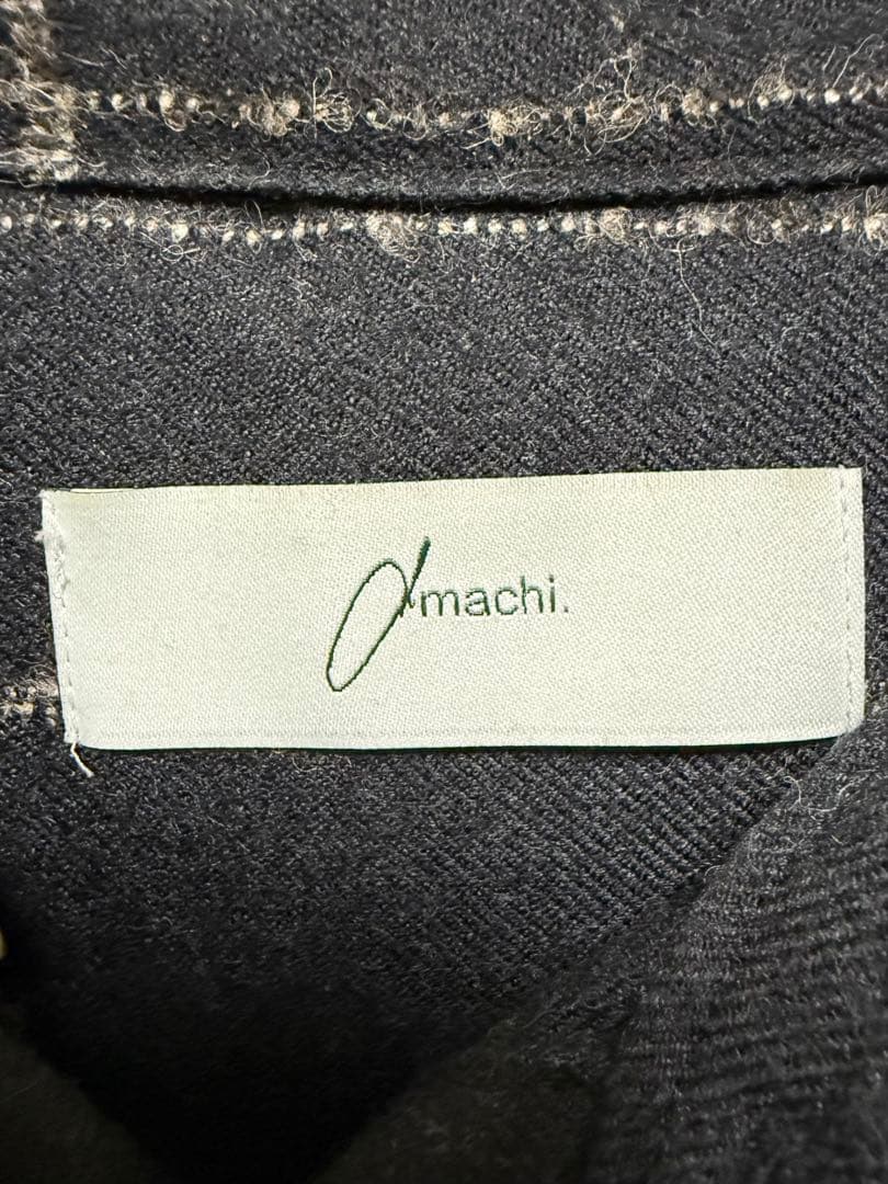 amachi. amachi Random Grid shirt ウールシャツ