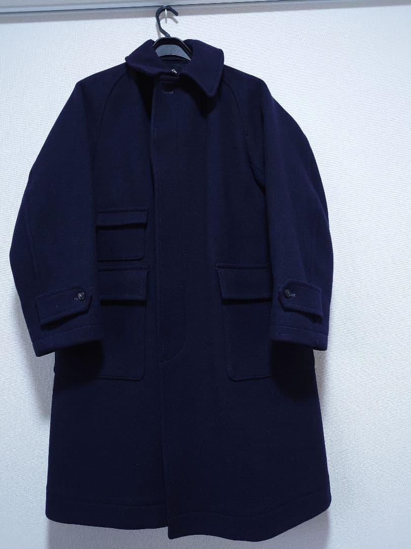 kaptain sunshineトラベラーコートネイビー38