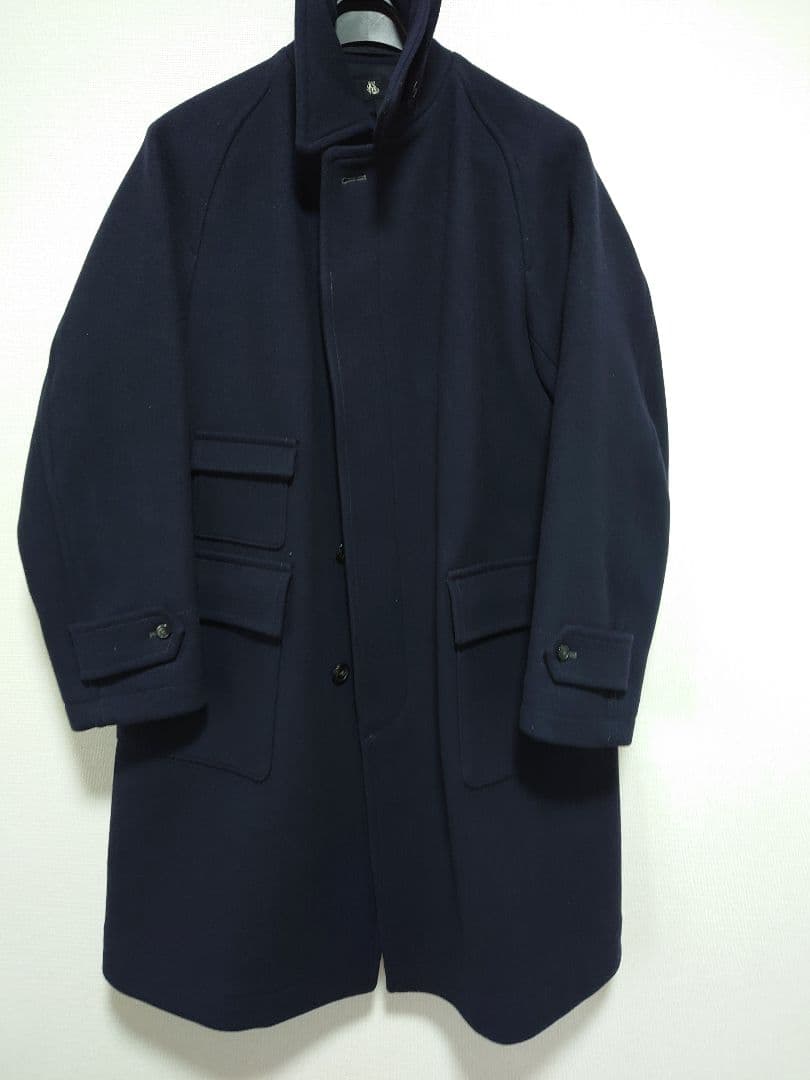 kaptain sunshineトラベラーコートネイビー38