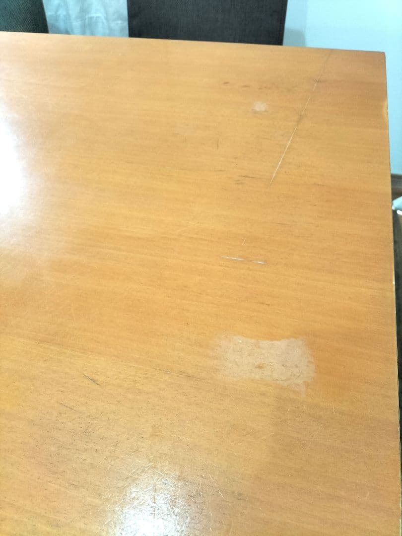 静岡市引き取り 木製ダイニングテーブル と 椅子4脚 セット