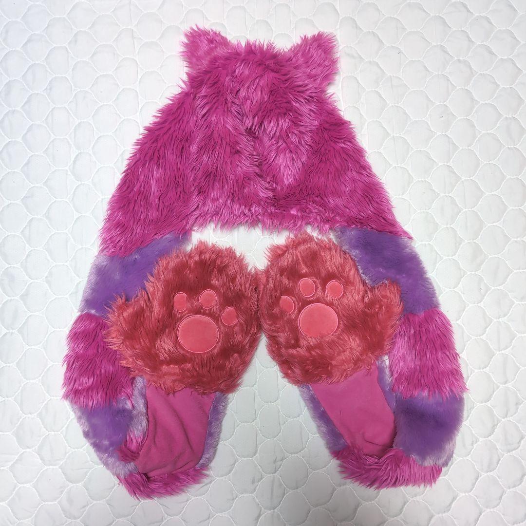 ディズニーファンキャップ　チシャ猫　マフラー