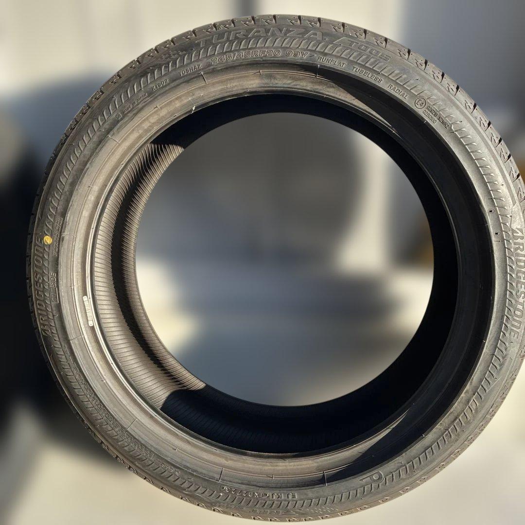 245/45RF20 ランフラット　ブリヂストン2本セット