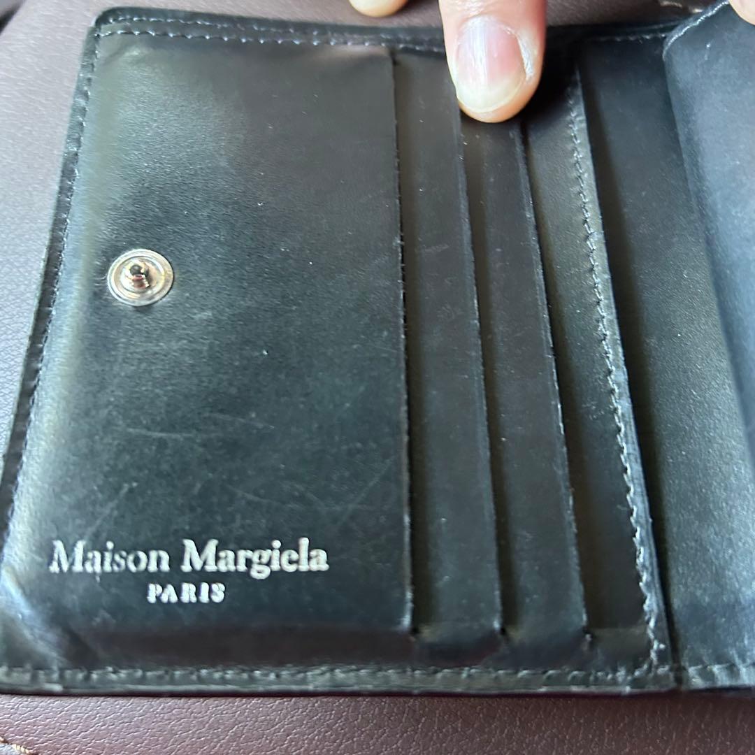 【年初期間限定セール】Maison Margiela 二つ折り財布 黒