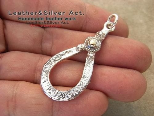 イーグル シルバーペンダントトップ、スタッズスターグラスホルダー 925 アポロ