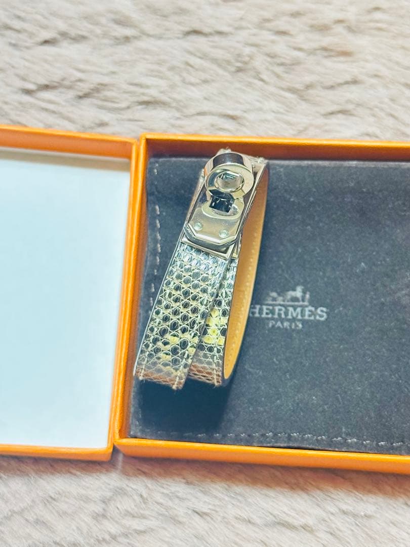 未使用　エルメス　ケリー　ドゥブルトゥール　オンブレ　リザード