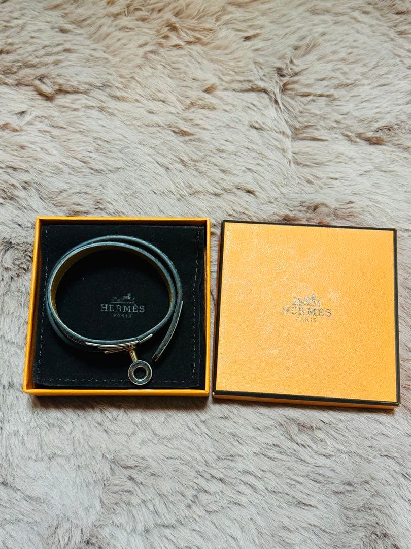 未使用　エルメス　ケリー　ドゥブルトゥール　オンブレ　リザード