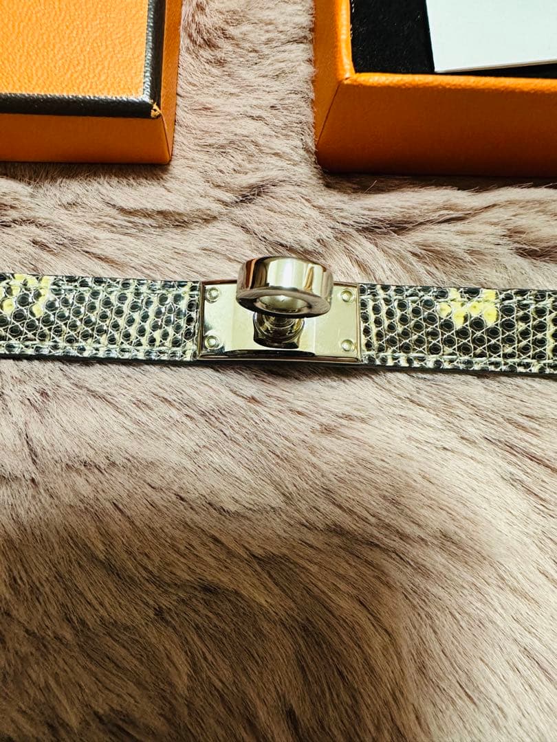 未使用　エルメス　ケリー　ドゥブルトゥール　オンブレ　リザード