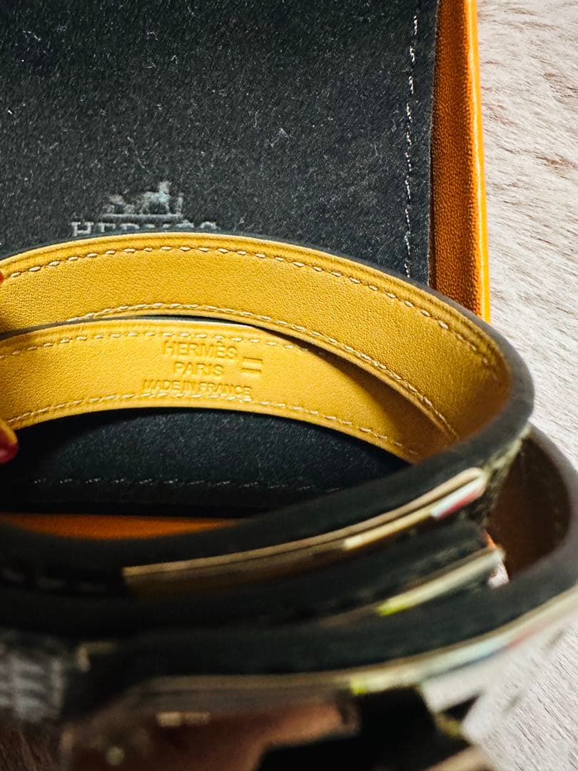 未使用　エルメス　ケリー　ドゥブルトゥール　オンブレ　リザード