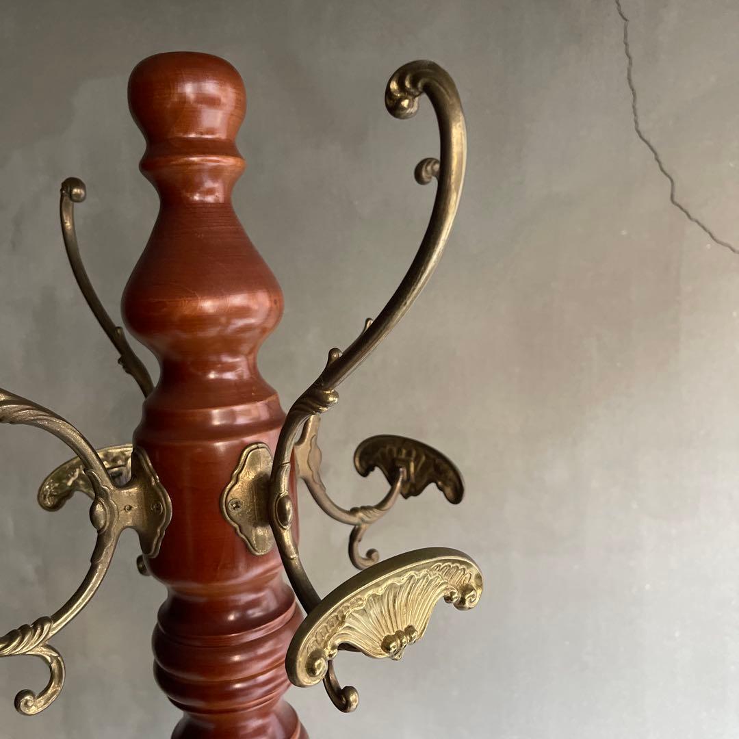 美品　イタリア　ポールハンガー