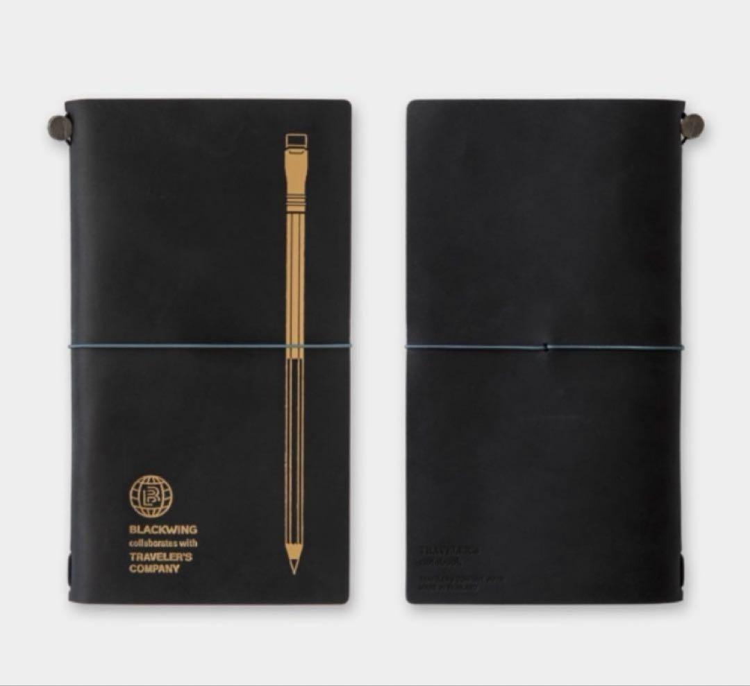 バ*✨様 【新品】トラベラーズノート ブラックウィング 本体リフィル チャーム3