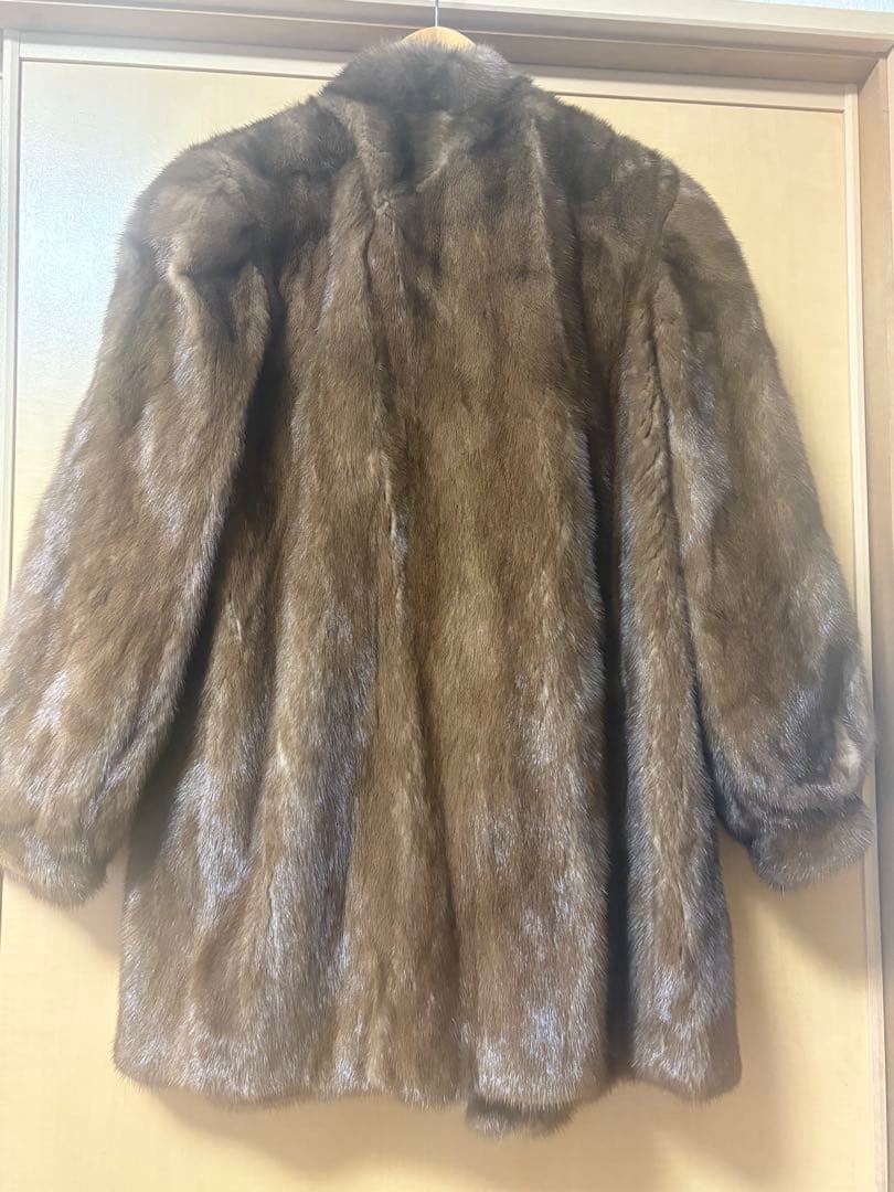 ブラウンミンクコート 未使用タグ付き