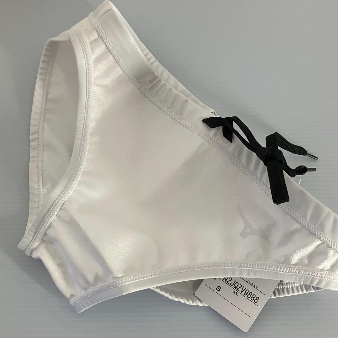 【新品Sサイズ】MIZUNO/ミズノ 水球水着 ウォーターポロ 競パン：ホワイト